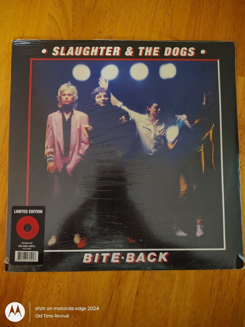 Slaughter & the Dogs Bite Back Red Vinyl Limited 300 Sealed
